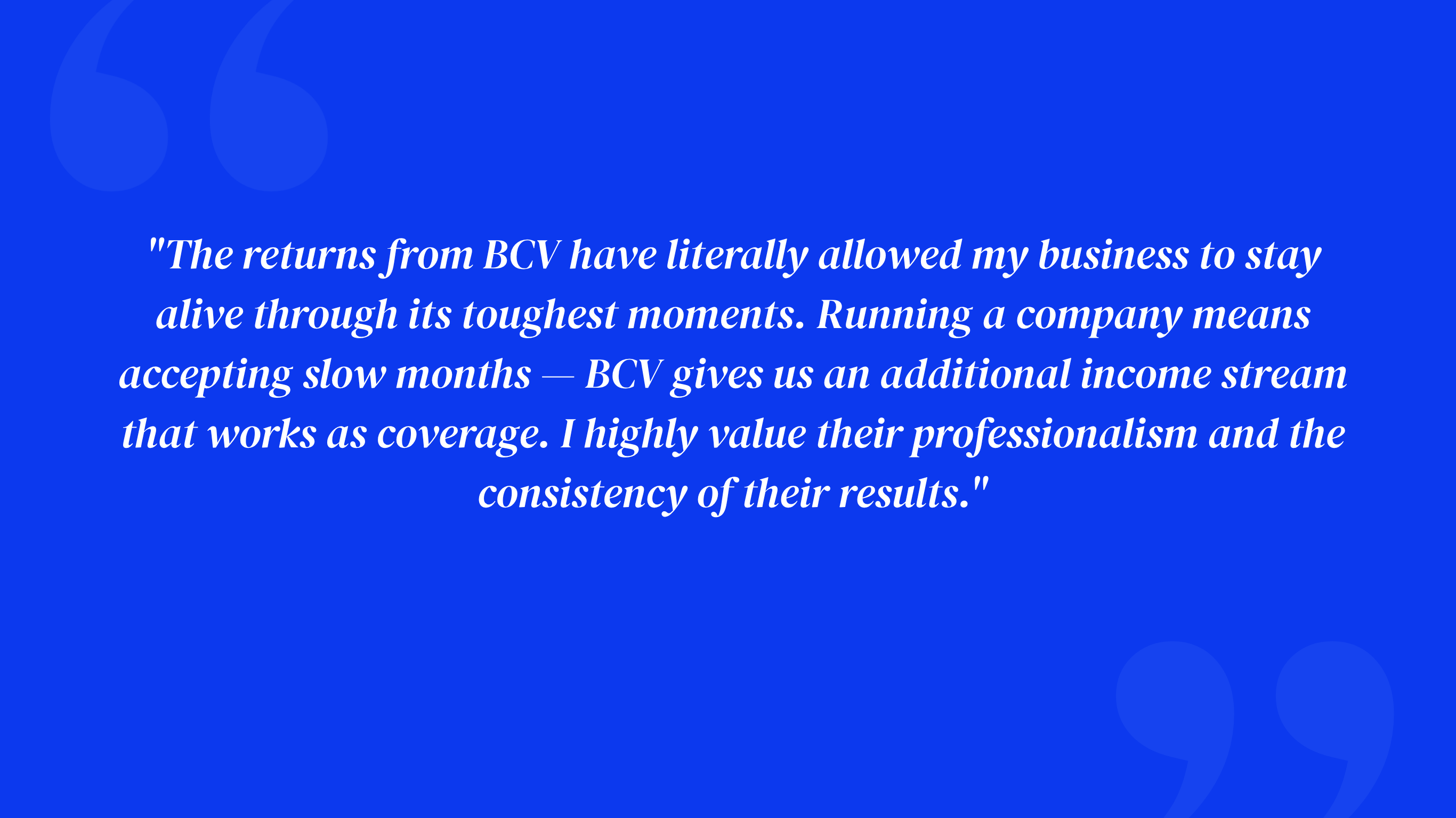 BCV Final Quote